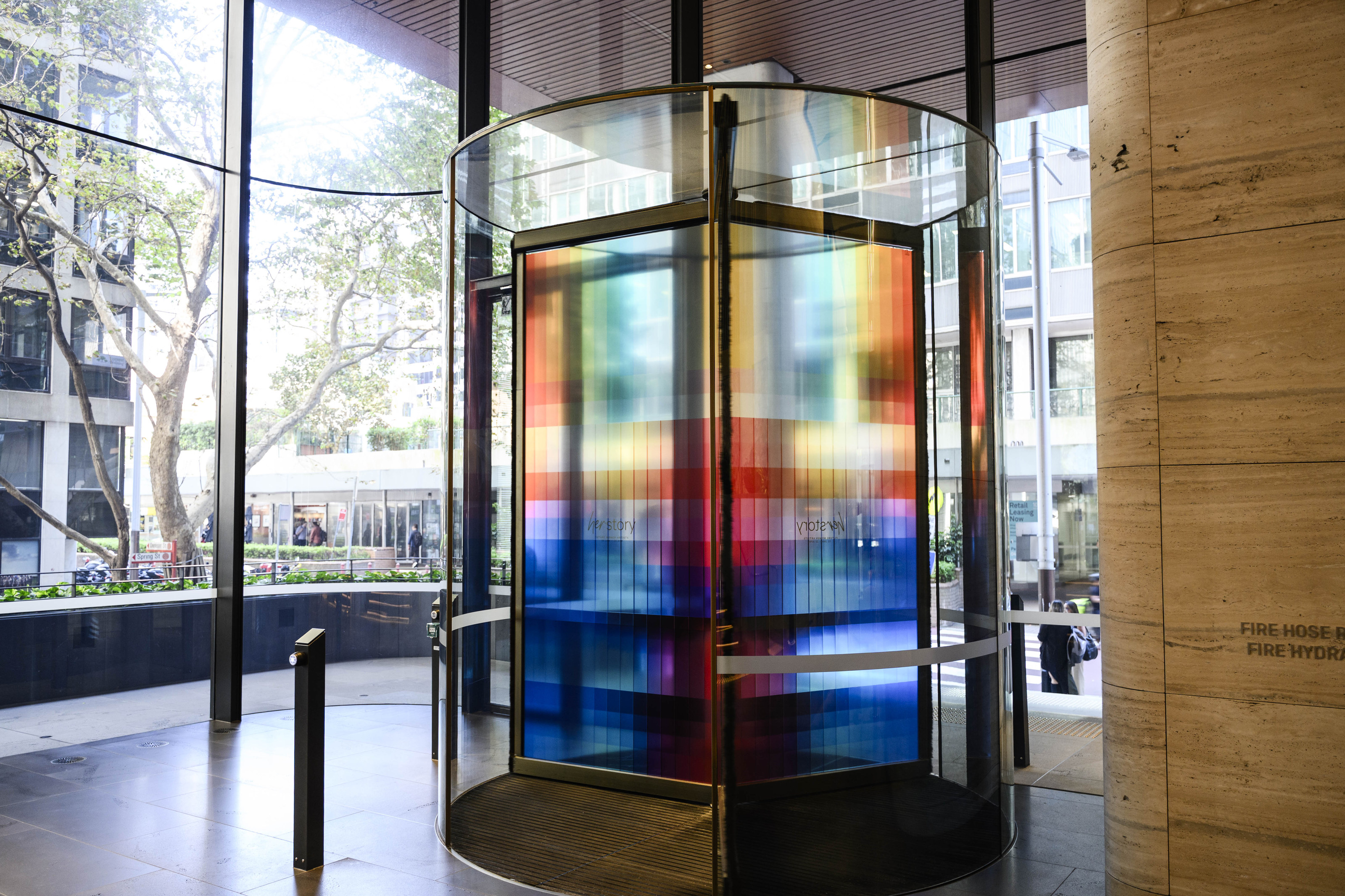 Mardi Gras Artist Window Activation, 1 Denison, North Sydney, 2025